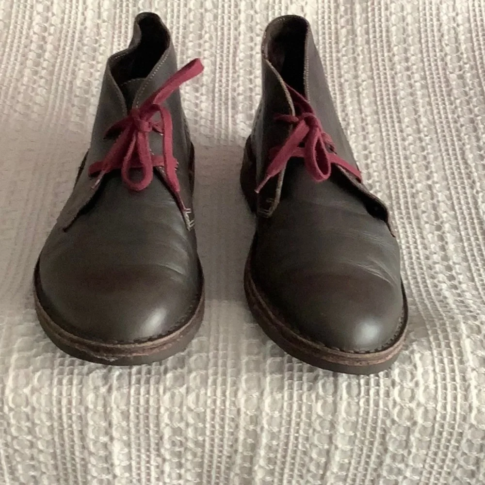 Italian chukka boots leather women sz 38
